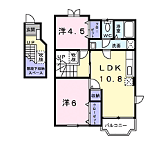 バーデンハイムIII 201 ｜ 茨城県鹿嶋市大字平井1285番地95（賃貸アパート2LDK・2階・58.53㎡） その2