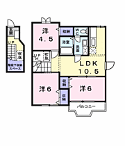 アヴニールI 201 ｜ 茨城県神栖市深芝南５丁目19番地3（賃貸アパート3LDK・2階・65.57㎡） その2