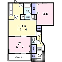 ア・ラ・モード　エムII 104 ｜ 茨城県神栖市深芝南５丁目8番地1（賃貸アパート2LDK・1階・52.75㎡） その2