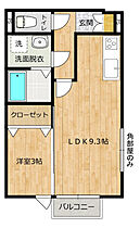 ベルハウスA棟 203 ｜ 茨城県神栖市大野原５丁目2-71（賃貸アパート1LDK・2階・33.12㎡） その2