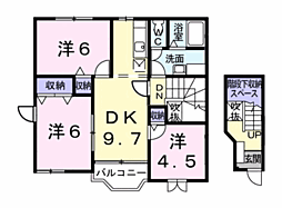 ソフィーシアA 2階