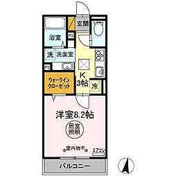 フォレストメゾン鉢形台 二番館 1階/105