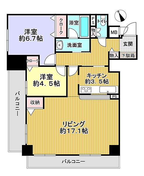 間取りを拡大表示