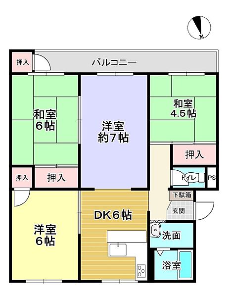 間取りを拡大表示