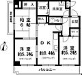 中島マンション4階12.7万円
