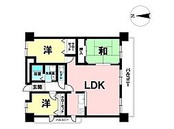 間取図画像 3LDK