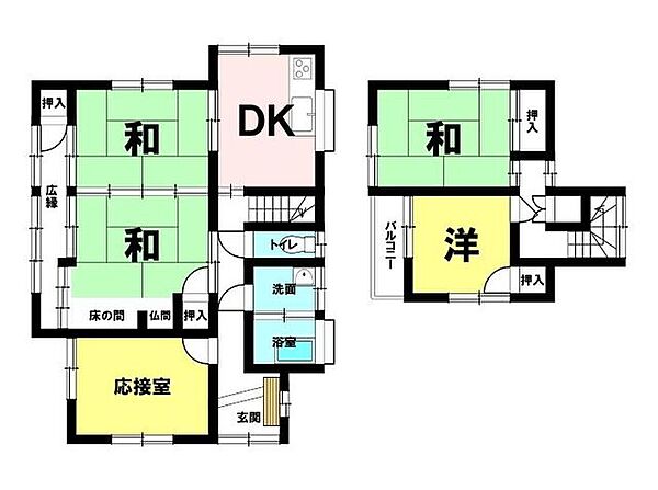 間取りを拡大表示