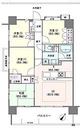 サンクレイドル葛飾 4LDKの間取図画像