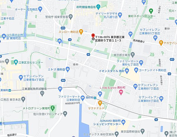 Ｓｕｎｒｉｓｅ　ｓｈｅｌｌ（サンライズシェル） 103｜東京都江東区南砂５丁目(賃貸アパート1SK・1階・31.65㎡)の写真 その26