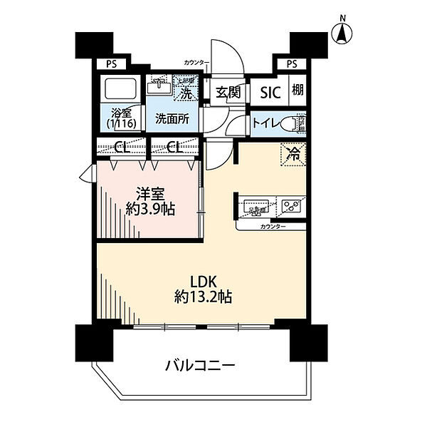 プレール・ドゥーク両国IV 1201｜東京都墨田区緑１丁目(賃貸マンション1LDK・12階・40.76㎡)の写真 その2