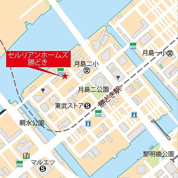 セルリアンホームズ勝どき 1509｜東京都中央区勝どき３丁目(賃貸マンション3LDK・15階・68.23㎡)の写真 その17