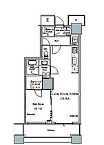 THE TOKYO TOWERS MID TOWER 1903 ｜ 東京都中央区勝どき６丁目3-2（賃貸マンション1LDK・19階・54.21㎡） その2