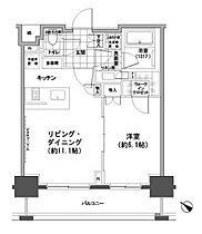 パークハビオ人形町 706 ｜ 東京都中央区日本橋堀留町２丁目6-2（賃貸マンション1LDK・7階・40.00㎡） その2