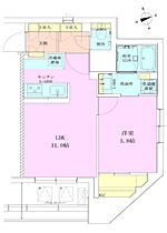 RBM築地レジデンス 604 ｜ 東京都中央区新富１丁目17-4（賃貸マンション1LDK・6階・42.25㎡） その2