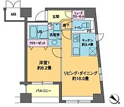 カスタリア茅場町 208 ｜ 東京都中央区日本橋小網町2-1（賃貸マンション1LDK・2階・45.61㎡） その2