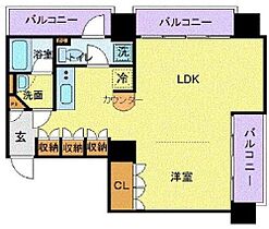 月島1丁目マンション 603 ｜ 東京都中央区月島１丁目27-1（賃貸マンション1LDK・6階・46.50㎡） その2