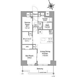 間取図画像 2SLDK
