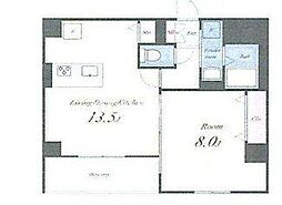 TSレジデンス東陽町 4階1LDKの間取り