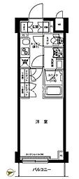 ルーブル大島弐番館 1Kの間取図画像