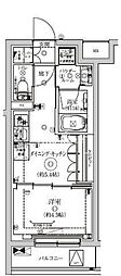 セジョリ東陽町2 1DKの間取図画像