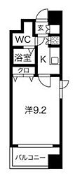MAKESDESIGN東陽町 1Kの間取図画像