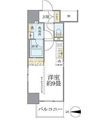 デュオフラッツ葛西 ワンルームの間取図画像