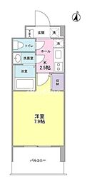 ラークガーデン木場 1Kの間取図画像