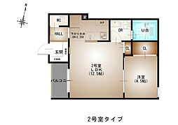Regalest-F 井口1 1LDKの間取図画像