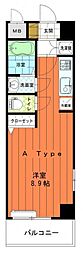 Axis大塚西 1Kの間取図画像