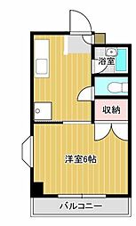LaGrace壱番館 1Kの間取図画像