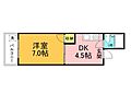 カーサメントJアベニュー4階3.8万円