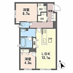 物件の間取り