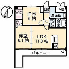 物件の間取り