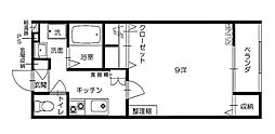 コーポ・セラ 1Kの間取図画像