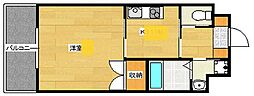 ソフィアコート光町 1DKの間取図画像