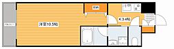 プレヴナンスM 1Kの間取図画像