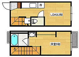 ラポール本浦 1LDKの間取図画像