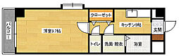Villa大原駅前 1Kの間取図画像