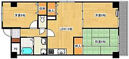 ドマーニタセイ 3LDKの間取図画像