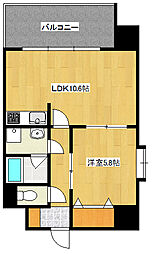 MARIOTERRACE平野町 1LDKの間取図画像