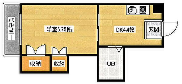 広島県広島市安佐南区西原６丁目(賃貸マンション1DK・3階・22.60㎡)の写真 その2