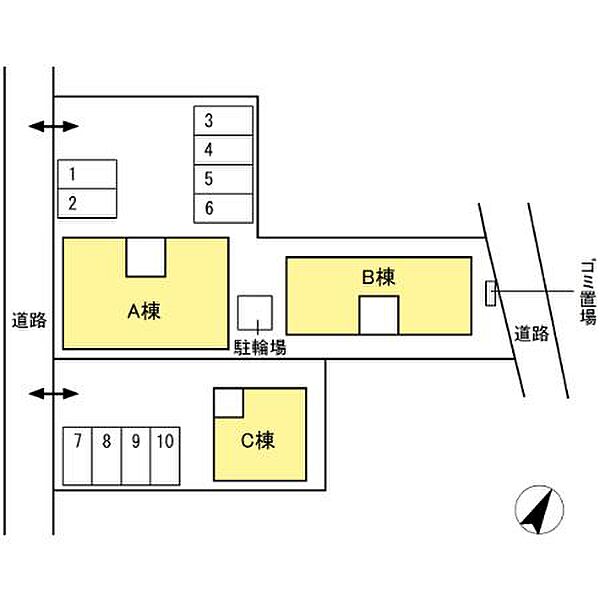 広島県広島市東区上温品２丁目(賃貸アパート2DK・2階・54.00㎡)の写真 その18
