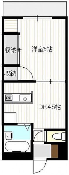 広島県広島市中区江波東１丁目(賃貸マンション1DK・2階・31.82㎡)の写真 その2