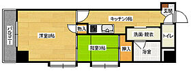 広島県広島市中区鶴見町（賃貸マンション2K・3階・34.22㎡） その2