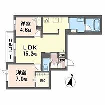 広島県広島市東区戸坂大上１丁目（賃貸マンション2LDK・3階・62.70㎡） その2