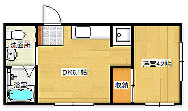 広島県広島市南区南大河町(賃貸マンション1R・1階・23.56㎡)の写真 その2