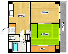 広島県広島市南区東本浦町（賃貸マンション2DK・4階・40.57㎡） その2