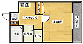 広島県広島市安佐南区伴東７丁目（賃貸アパート1K・2階・25.90㎡） その2