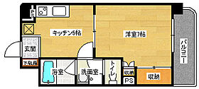 広島県広島市南区皆実町５丁目（賃貸マンション1DK・5階・30.29㎡） その2