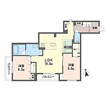 広島県広島市安佐南区高取北１丁目（賃貸マンション2LDK・3階・73.20㎡） その2